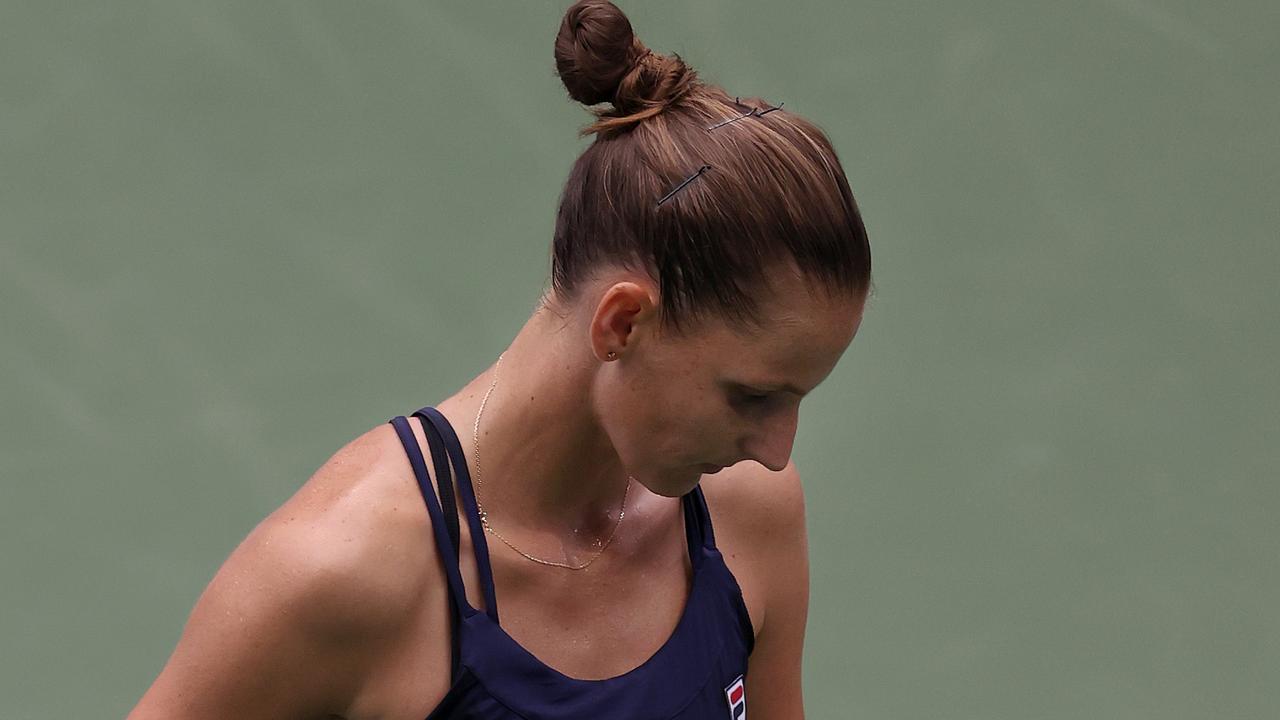 Karolina Pliskova has been knocked out of the US Open.