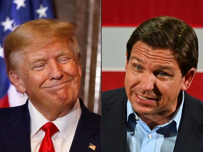 Unlike Donald Trump, DeSantis offers a generational contrast to Joe Biden. Picture: AFP