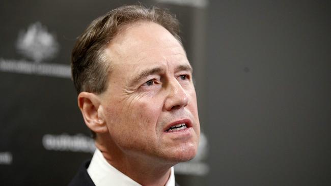 Less than 1000 disability residents had been vaccinated by midday yesterday, Greg Hunt revealed. Picture: NCA NewsWire / David Geraghty