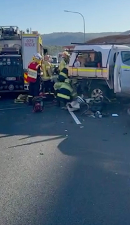 Serious multi-vehicle crash shuts M1