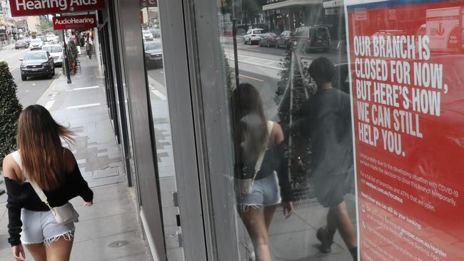 MELBOURNE, AUSTRALIA - NewsWire Photos, FEBRUARY 15, 2023. Bank stock Melbourne. Westpac looking at closing down branches including many Bank of Melbourne branches in Melbourne. Westpac brach in South Yarra which has closed down. Picture: NCA NewsWire / David Crosling