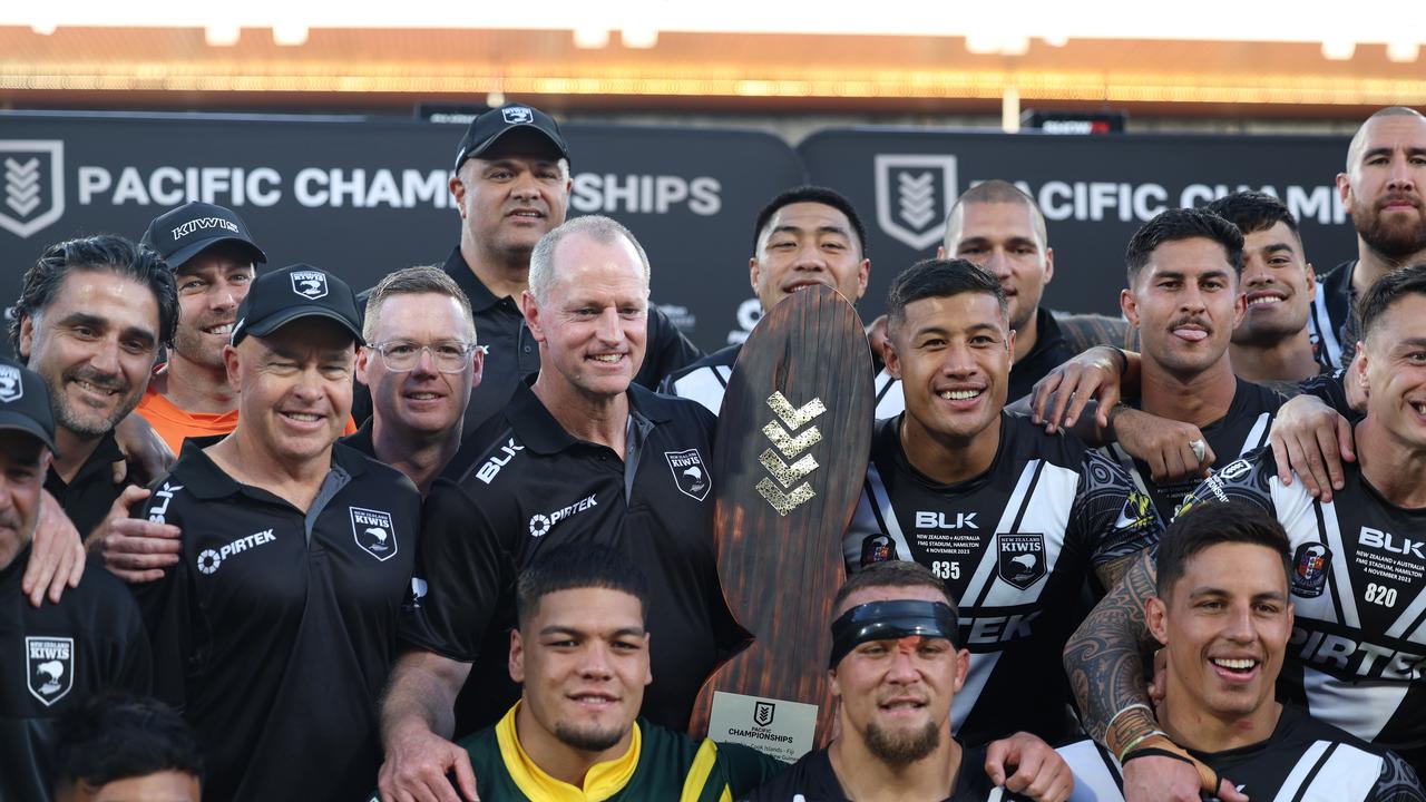 The ARL Commission has opted not to wield the axe, despite the Kangaroos shock record loss to the Kiwis in the Men's Pacific Championship Final in November 2023. Picture: Getty Images