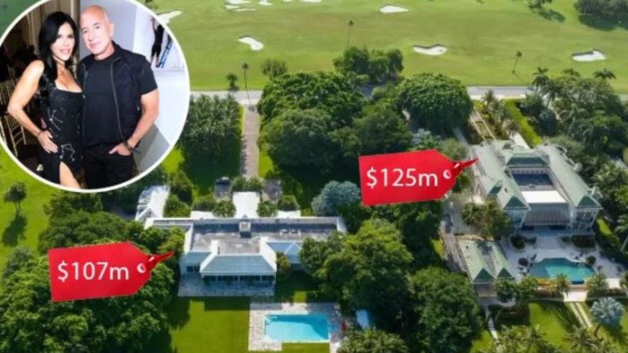 The two homes Bezos first bought on the island. Figures in US dollars.