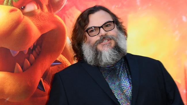 US actor Jack Black attends Universal's "The Super Mario Bros. Movie" special screening at the Regal LA Live in Los Angeles, April 1, 2023. (Photo by VALERIE MACON / AFP)