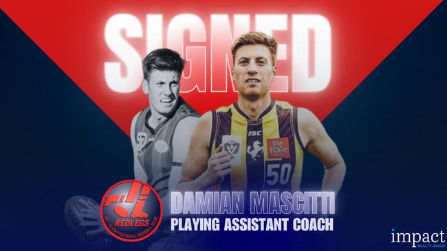 Damian Mascitti has joined Mt Eliza. Picture: Facebook