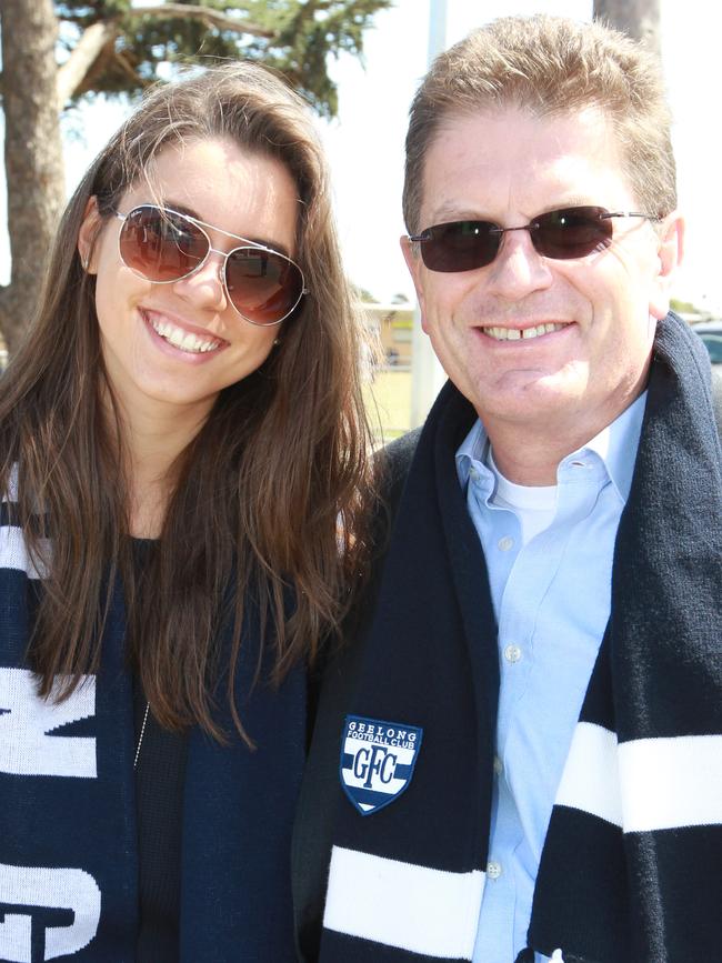 Elle Baillieu with dad Ted.