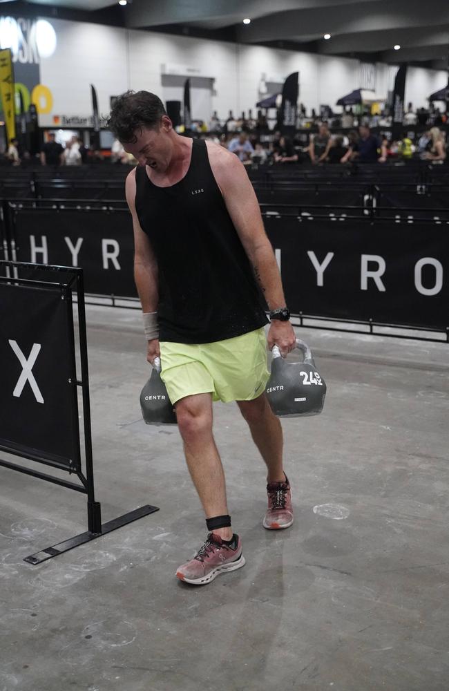 10000 athletes put their fitness to the test in a massive Hyrox competition this weekend (14-15 Dec) at Melbourne Exhibition and Convention Centre. Picture Valeriu Campan