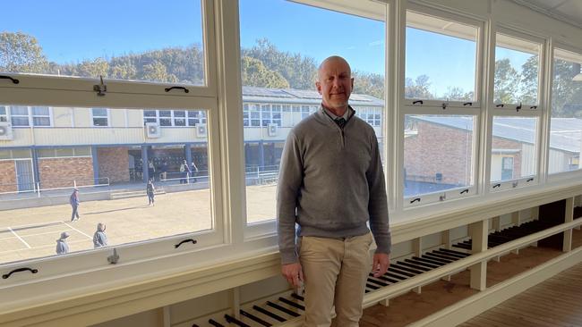 Stanthorpe State High School becomes energy efficient with new solar panels. Pictured: Principal Justin Kuskie. Photo: Madison Mifsud-Ure