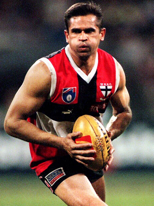 Nicky Winmar is a St Kilda champion.