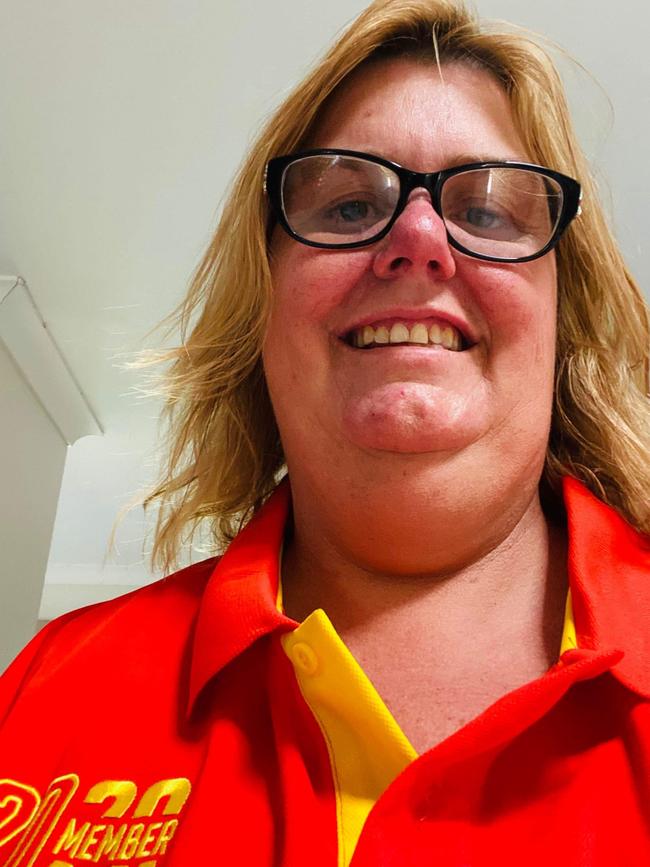 Gold Coast Suns AFLW supporter Penny Snell. Photo: Supplied