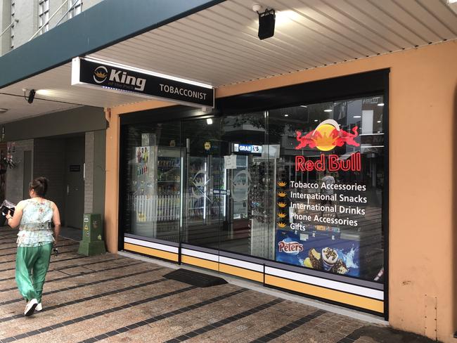 The King of the Pack tobacconist outlet in Sydney Rd, Manly. Picture: Manly Daily