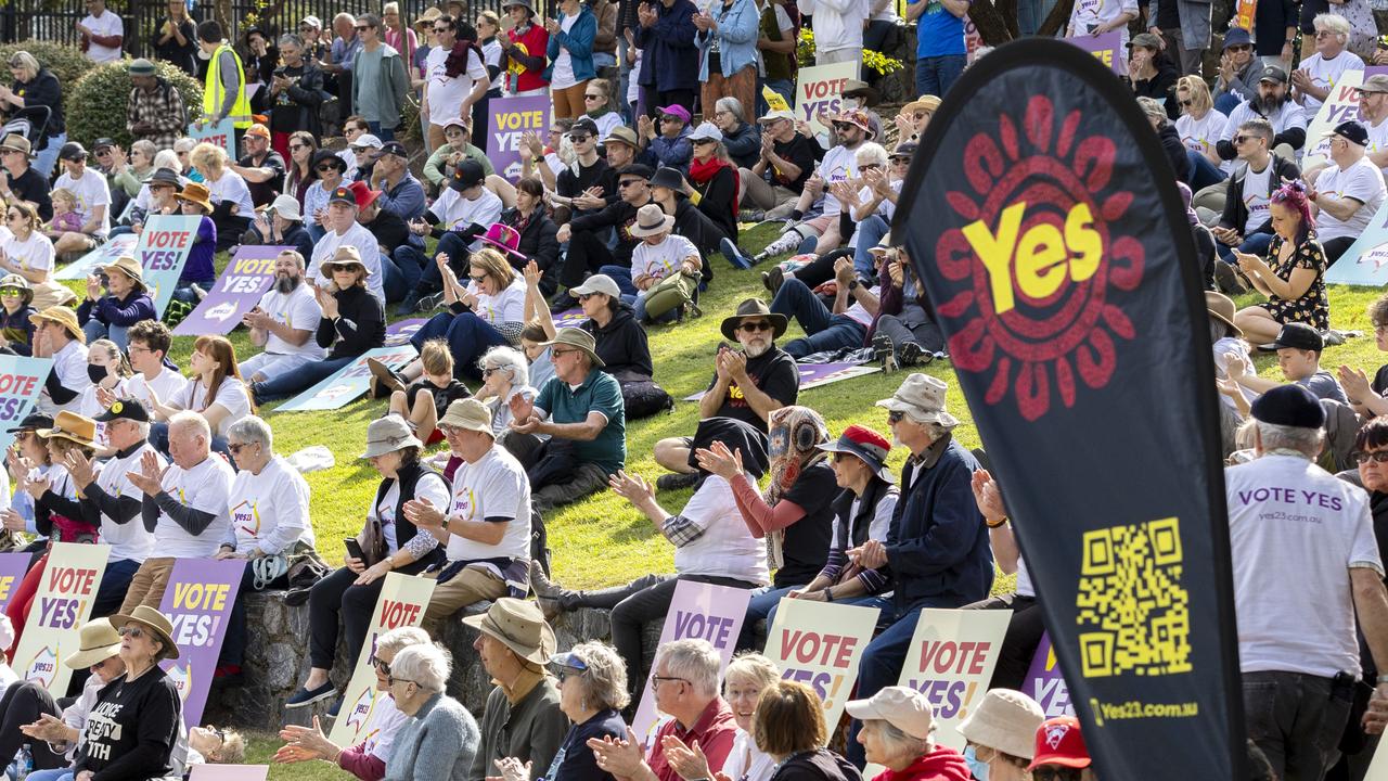 A Yes campaign event in Brisbane in July.