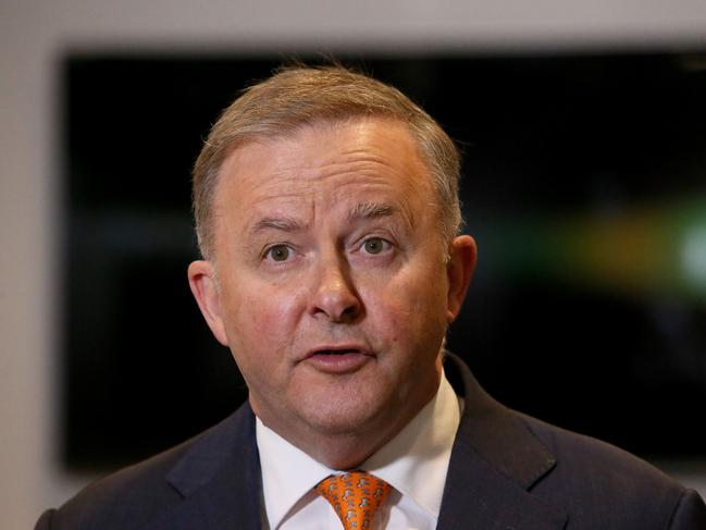 Opposition leader Anthony Albanese has not ruled out backing the $158 billion income tax cuts. Picture: Colin Murty/The Australian