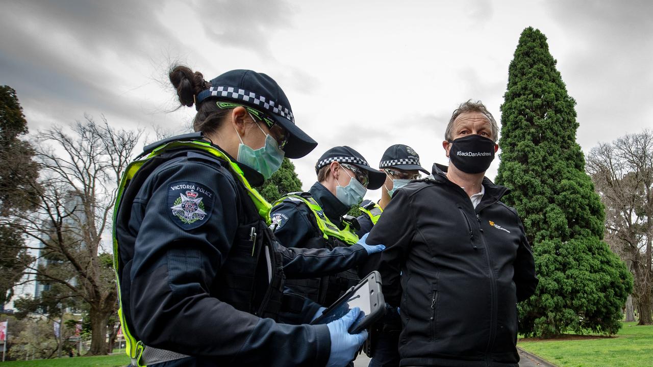 Melbourne Protests: Police Pounce On Anti-lockdown Demonstrators | The ...