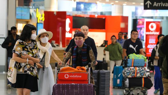 Travellers arriving into Australia from China, Hong Kong and Macau will need proof of a negative Covid-19 test. Picture: NCA Newswire / Gaye Gerard