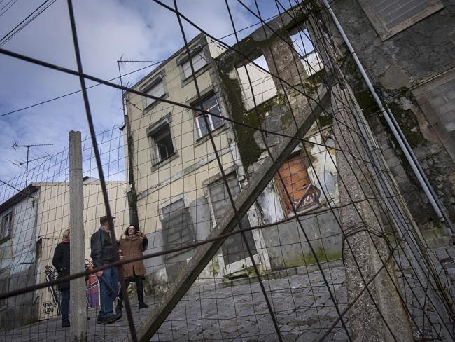 Margarida Castro Felga guides tourists through the dilapidated areas of Porto. Picture: AFP