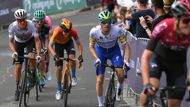 Dries Devenyns makes his move on the leaders. Picture: Getty Images