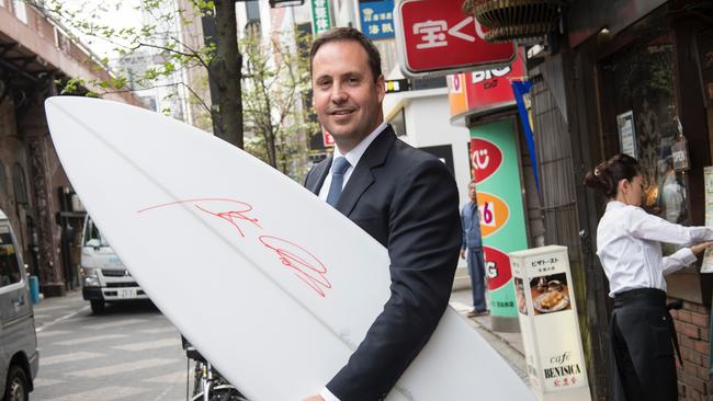 Federal Tourism Minister Steve Ciobo in Japan on a trade, investment and tourism trip is talking up Australian and Gold Coast as destinations for Japanese visitors.