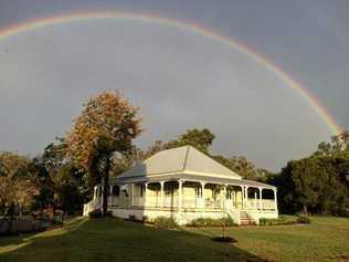 PICTURE PERFECT: Troy Nothdurft and Phillip Coleman's renovated farmhouse in Ropeley, where they plan to retire. Picture: Contributed