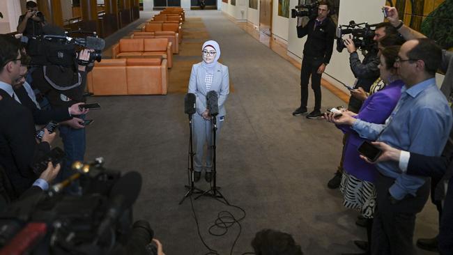 Fatima Payman represents Western Australia in the senate. Picture: NewsWire / Martin Ollman