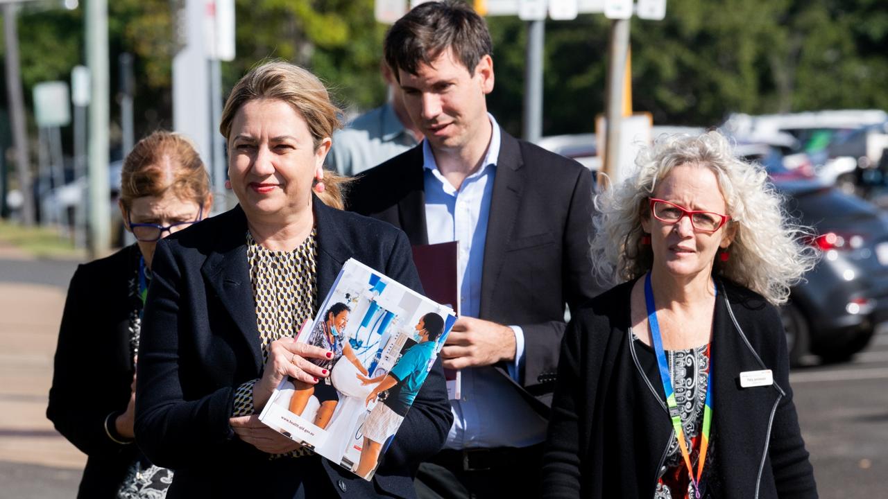 Premier Annastacia Palaszczuk was in Bundaberg to officially announce the funding for the new hospital. Photo Paul Beutel