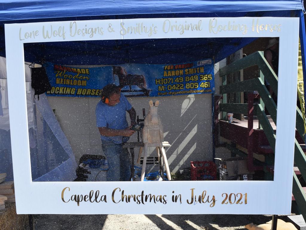 Christmas in July markets at Capella. The Courier Mail