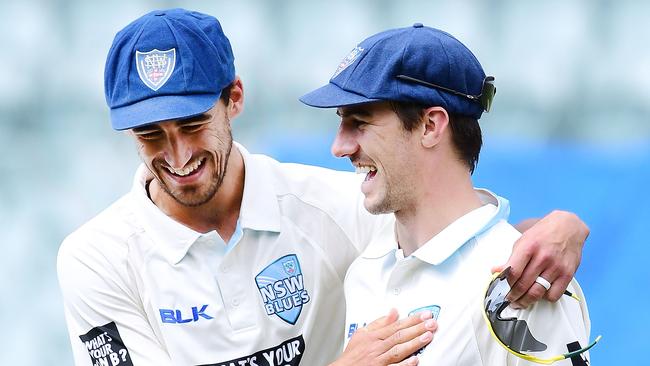 Mitchell Starc and Pat Cummins have finally got to play a game with Josh Hazlewood.