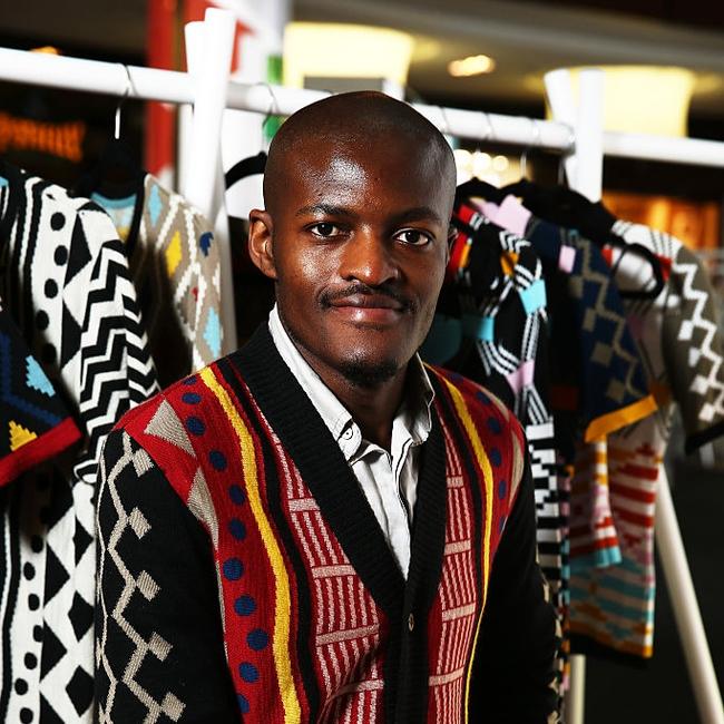 Designer Laduma Ngxokolo, founder of Maxhosa Africa. Picture: Getty Images