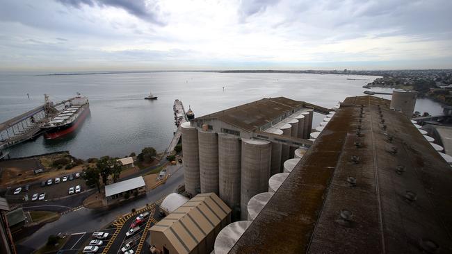 GrainCorp Terminal, Corio. Picture: Yuri Kouzmin.