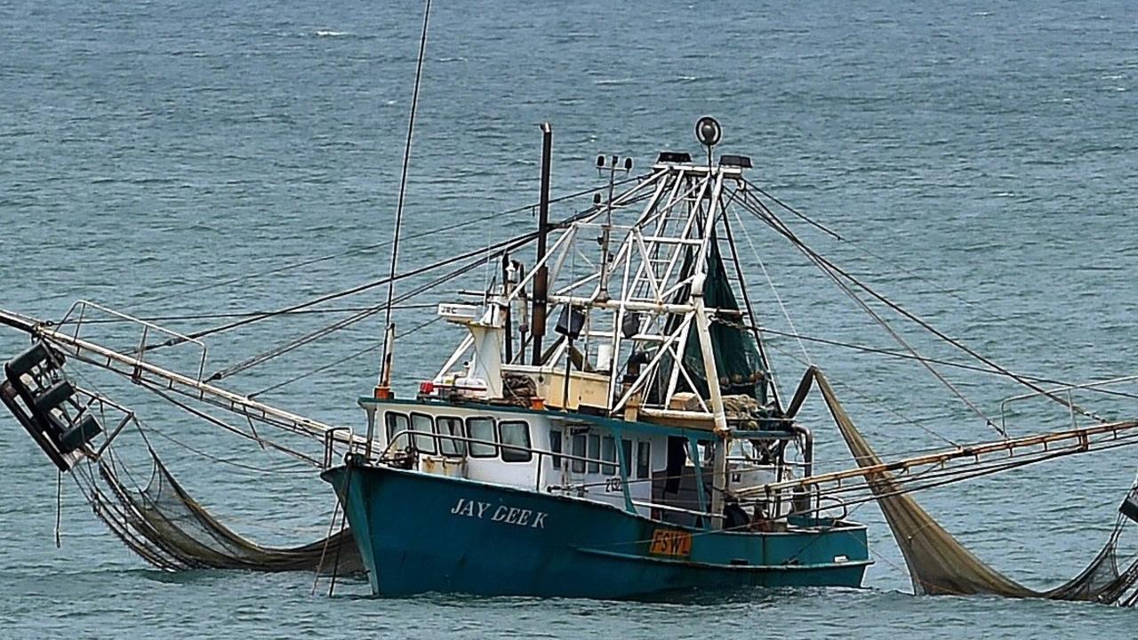 Trawler fishing boat in waters off Queensland. Photo: File