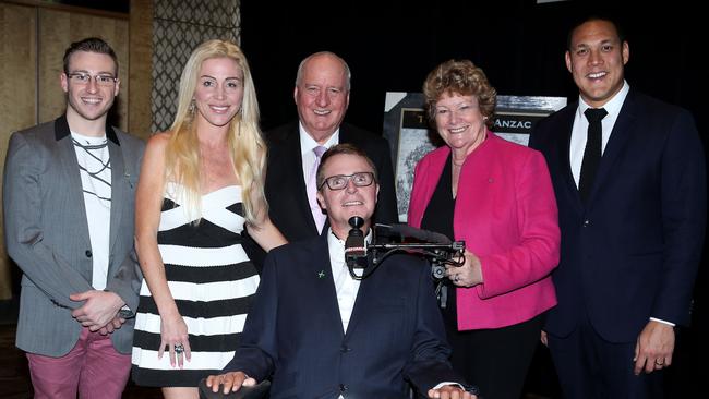 Matthew Mitcham, Susie Maroney, Alan Jones, Perry Cross, Jillian Skinner and Geoff Huegill