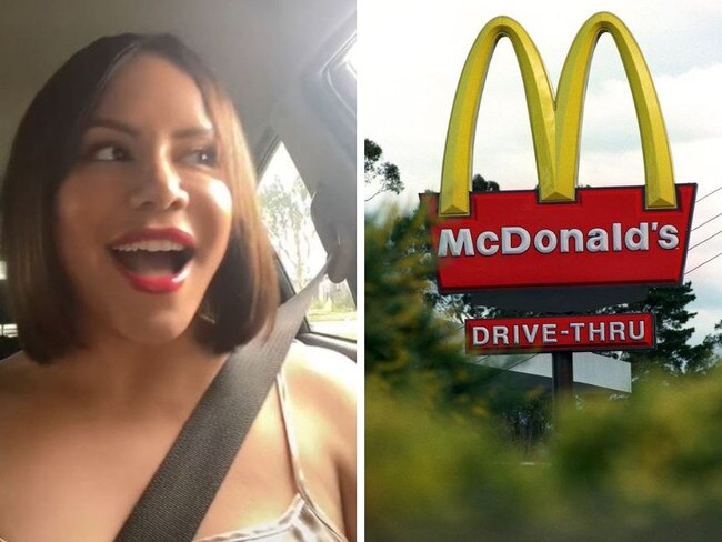 One woman has pointed out the key difference that causes confusion when Australians order at places - such as Macca’s - while oveseas. Picture: TikTok