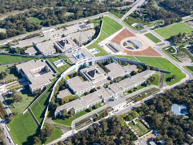 CANBERRA, AUSTRALIA - NewsWire Photos MAY 24, 2022: A general view of Parliament House, Canberra. Picture : NCA NewsWire / Martin Ollman