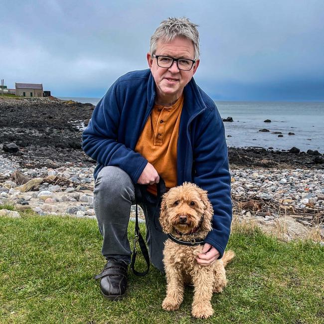 ‘Be their friend’ … dog behaviour expert Simon Wooler with his mate, Ripley