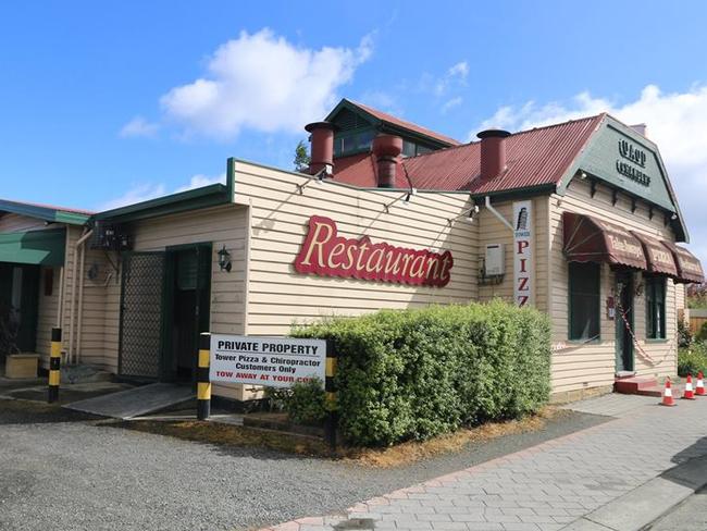 Fire has caused at least $100,000 to Tower Pizza in Huonville. Picture: TASMANIA FIRE SERVICE