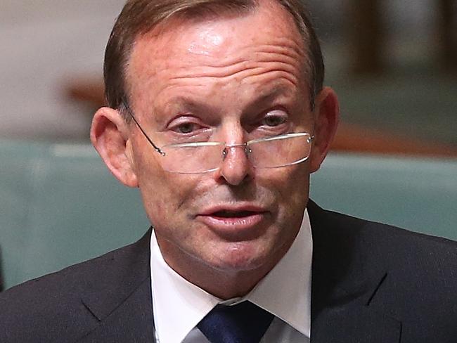 Tony Abbott speaking on the Marriage Amendment (Definition and Religious Freedoms) Bill 2017 in the House of Representatives Chamber, at Parliament House in Canberra. Picture Kym Smith