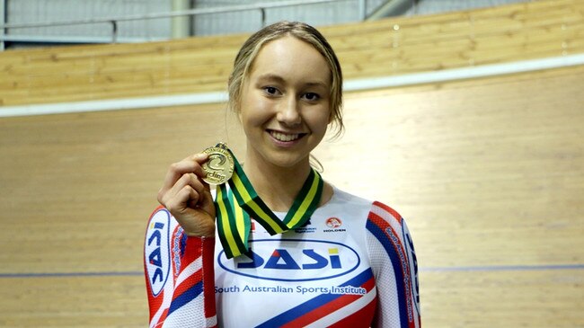 Rising star Maeve Plouffe. Picture: Dianne Manson/Oceania Cycling Federation