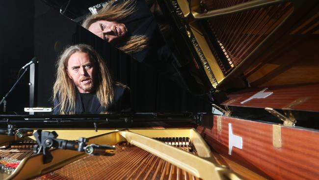 “What I do is different, whether or not you like it, it’s slightly different to what normally gets booked for openings of things,” Tim Minchin says. Picture: Glenn Hampson.