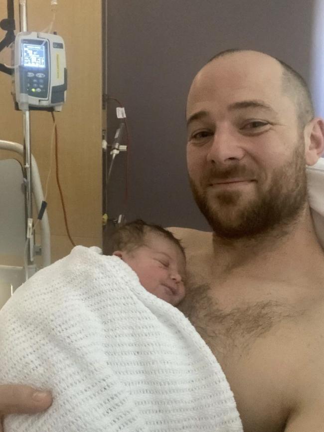 The pair welcomed their daughter Max last year. Picture: Instagram