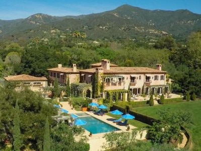 Meghan Markle and Prince Harry’s home in Montecito, Santa Barbara, California. Montecito, in Santa Barbara, California. Pics from the sale listing in 2015. Supplied