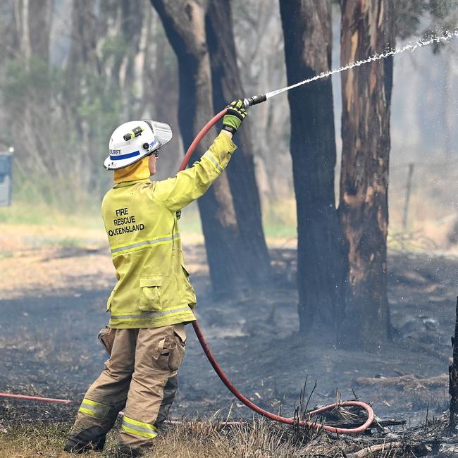 Fire damage around Dalveen (near Warwick) Bushfires burning through the Southern Downs regional area near the Queensland to NSW border. Picture: NCA NewsWIRE / John Gass