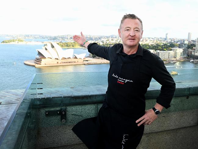 Chef Luke Mangan at The Sydney Harbour Bridge restaurant The Lookout. Photo Jeremy Piper