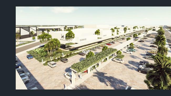 Early design plans for the Milton Street Precinct at Mackay Airport. Picture: realcommercial.com.au