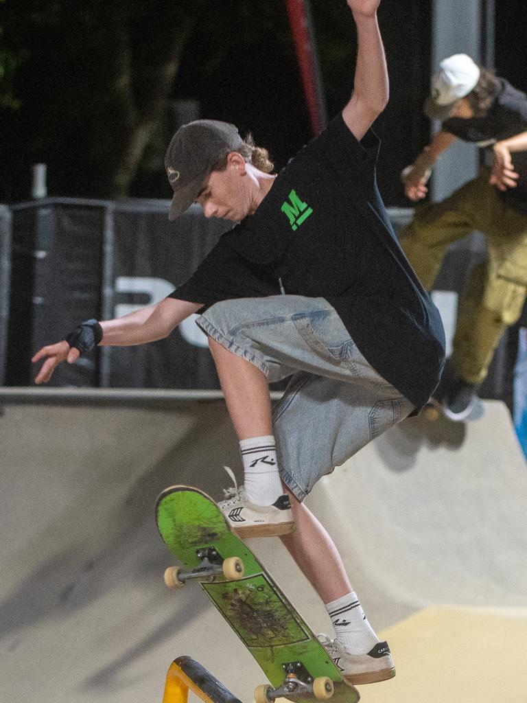 Jack Lewis at Rumble On The Reef Sugar Bowl Skatepark Saturday 23 September 2023 Picture:Michaela Harlow