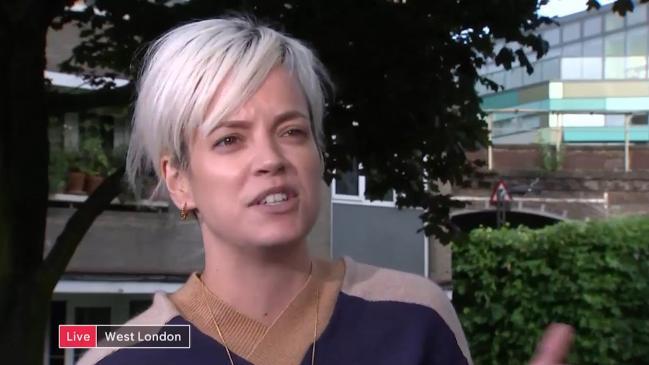 Lily Allen accuses media and government of 'downplaying' Grenfell Tower death toll