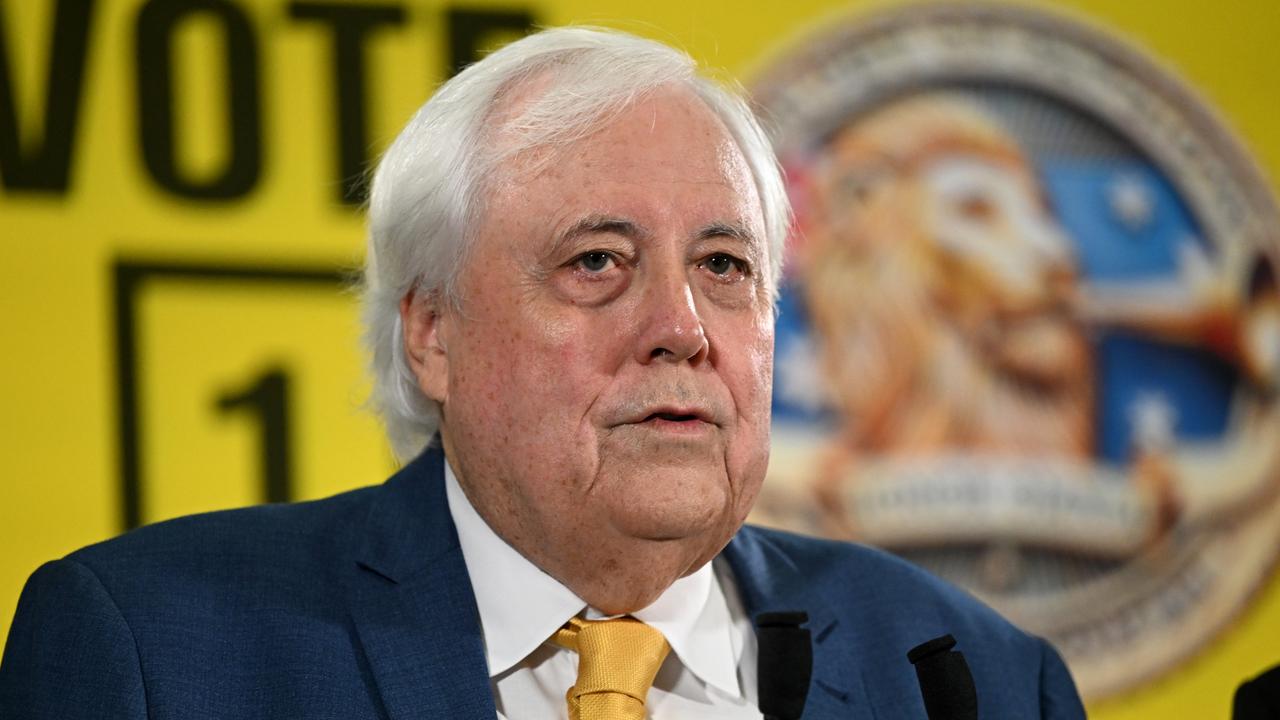 Clive Palmer launched the Trumpet of Patriots in February. Picture: Dan Peled/Getty