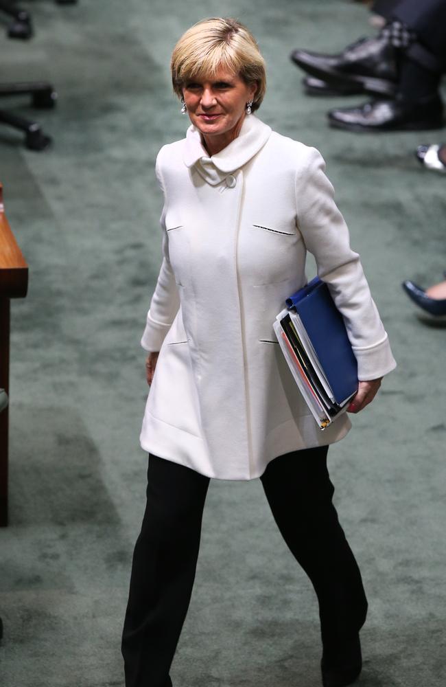 Vogue Australia editor Edwina McCann said Ms Bishop is “incredibly well put-together. Picture: News Corp.