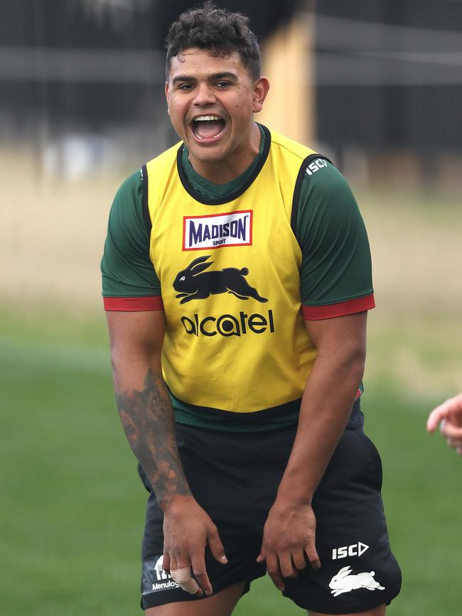 Latrell Mitchell at training. Picture. Phil Hillyard