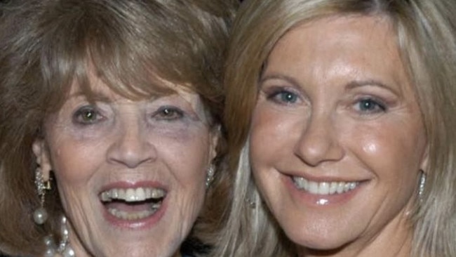 Lillian with Olivia Newton John. Picture: Facebook