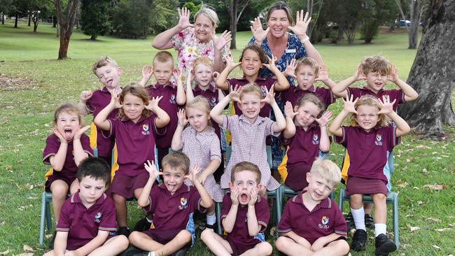 My First Year: Bli Bli State School Prep Bandicoots. Picture: Patrick Woods.